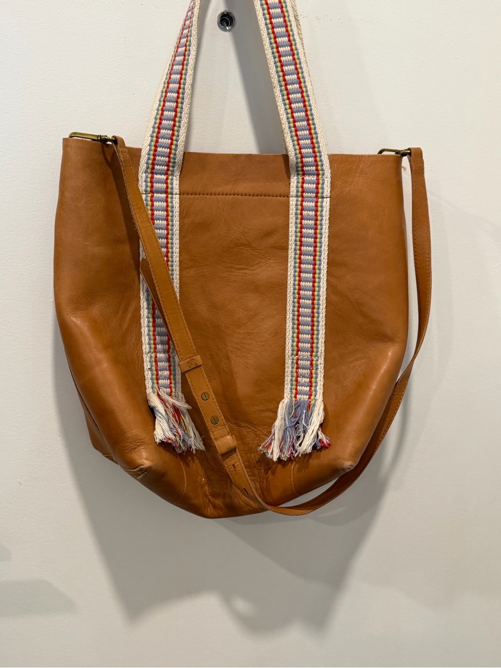 The Medium Transport Tote: Woven
Handle Edition | Madewell boho fringe leather - Picture 5 of 14